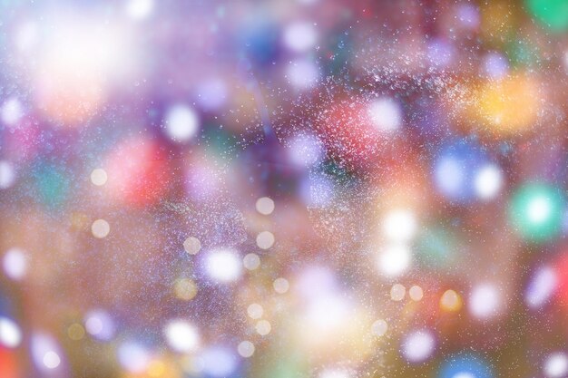 Fondo abstracto con ilustración de efecto de luz bokeh de desenfoque