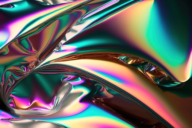 Foto fondo abstracto iridiscente