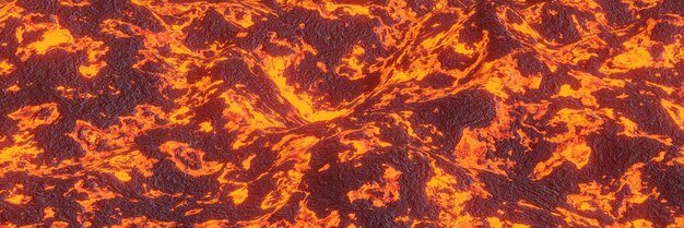 Fondo abstracto de lava volcánica enfriada en 3D