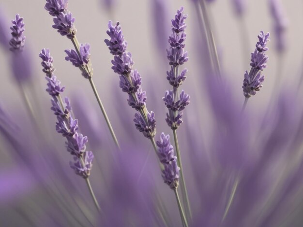 Fondo abstracto de lavanda Hush con serena tranquilidad