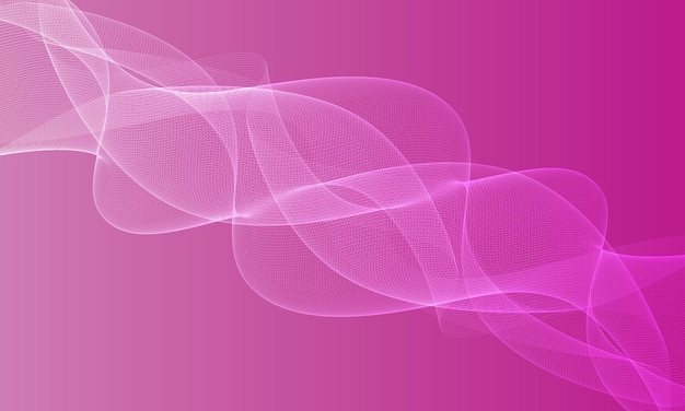 Fondo abstracto de línea de onda creativa moderna para pancartas y tarjetas