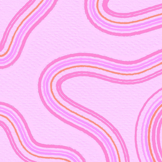 Fondo abstracto línea ondulada