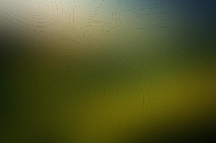 Foto fondo abstracto con líneas borrosas y manchas en colores verde y amarillo