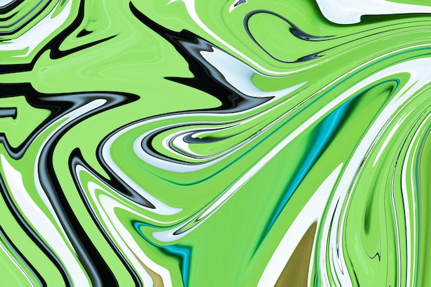 Fondo abstracto de líneas fluidas sobre fondo borroso