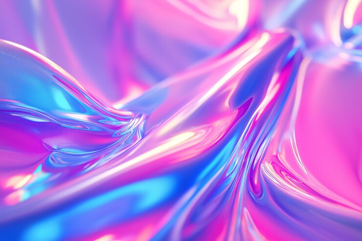 fondo abstracto de líquido de color en forma de ondas y curvas