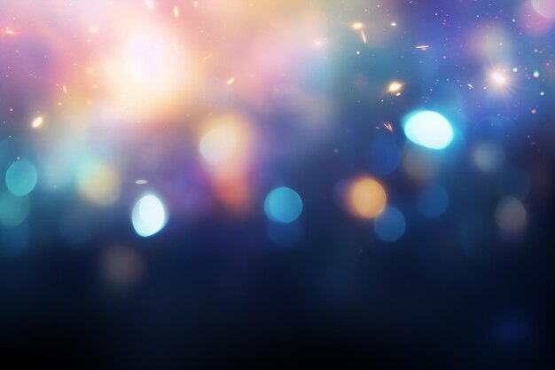 Foto fondo abstracto de las luces bokeh de enfoque suave