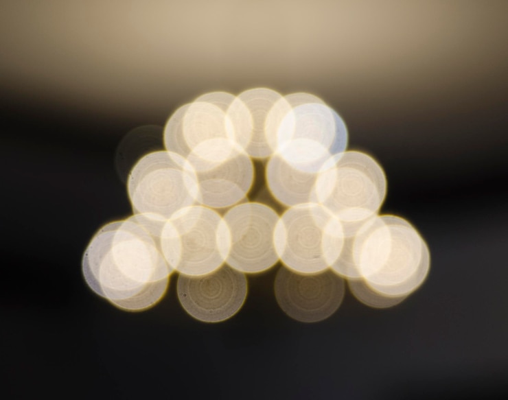 Foto fondo abstracto de luces borrosos