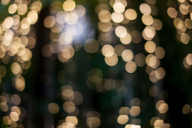 Fondo abstracto con luces desenfocadas de bokeh