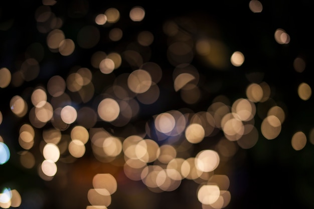 Fondo abstracto con luces desenfocadas de bokeh