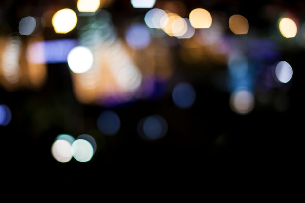 Fondo abstracto con luces desenfocadas bokeh