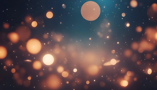 Foto fondo abstracto con luces desfocalizadas bokeh tema de navidad y año nuevo