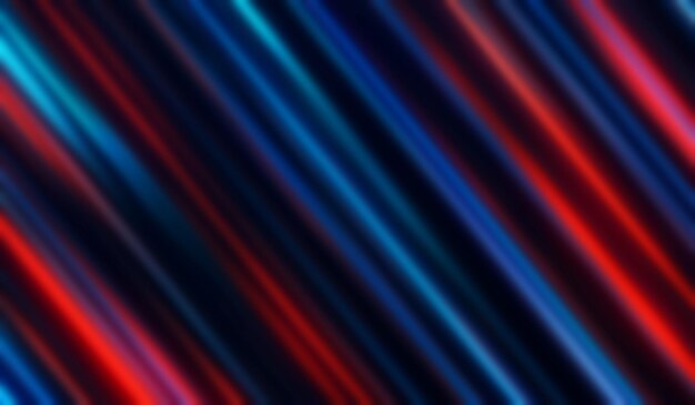 Fondo abstracto con luz brillante azul y roja Imagen abstracta de fuga de luz de gradiente azul y rojo desenfocada Fondo de presentación Bellos fondos abstractos coloridos