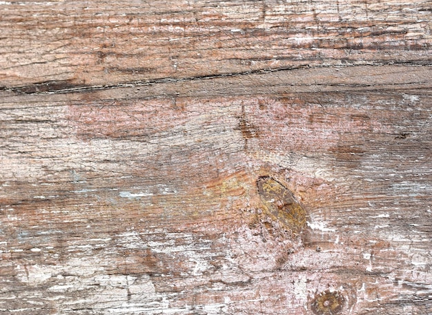 Fondo abstracto de madera vieja desgastada agrietada con capas de pintura