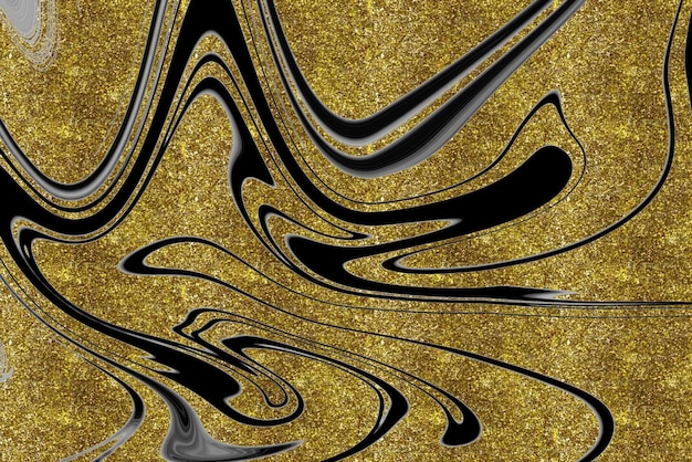 Fondo abstracto de mármol dorado