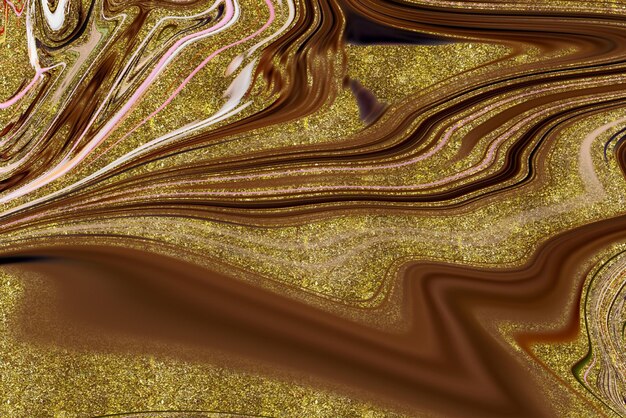 Fondo abstracto de mármol dorado