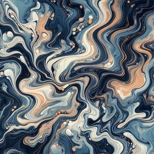 Foto fondo abstracto de mármol fluido con combinaciones de formas líquidas con texturas de mármol