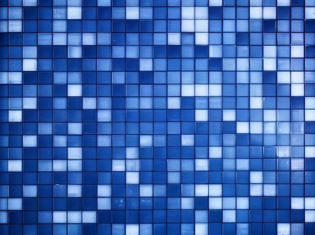 Foto fondo abstracto moderno del cuadrado de píxeles azul que se desvanece