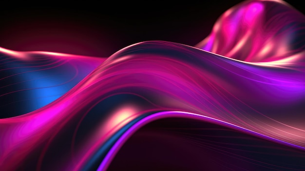 Un fondo abstracto morado y rosa con un diseño ondulado.