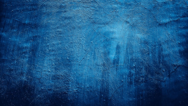 Fondo abstracto de muro de hormigón de cemento azul de textura