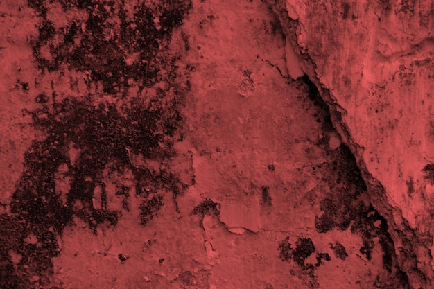 Fondo abstracto de muro de hormigón rojo grunge