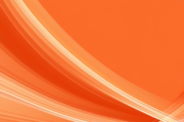 El fondo abstracto naranja consta de líneas suaves