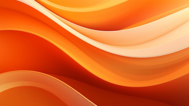 Foto fondo abstracto naranja con líneas suaves en ondas fondo degradado naranja que fluye dinámico