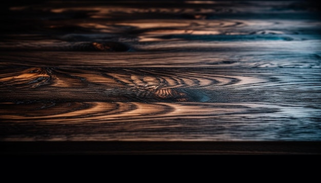 Fondo abstracto de la naturaleza del suelo de tablones de madera rústica generado por AI