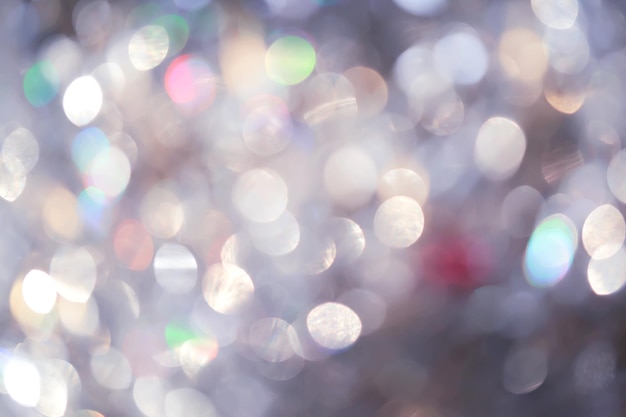 Un fondo abstracto de Navidad brillante con bokeh