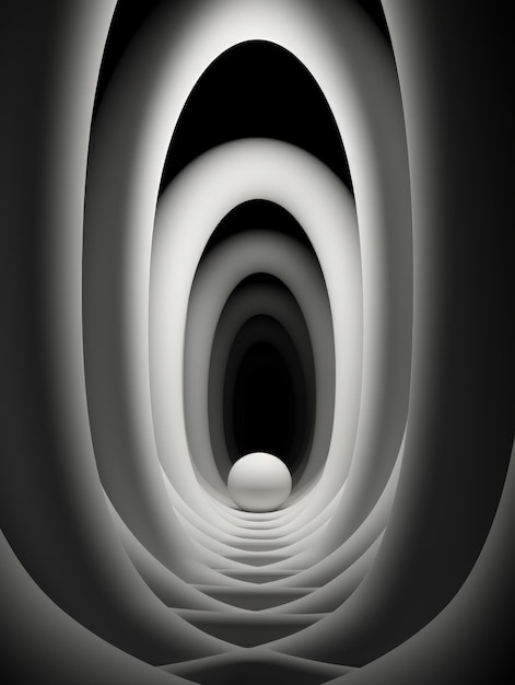 Fondo abstracto negro 3D