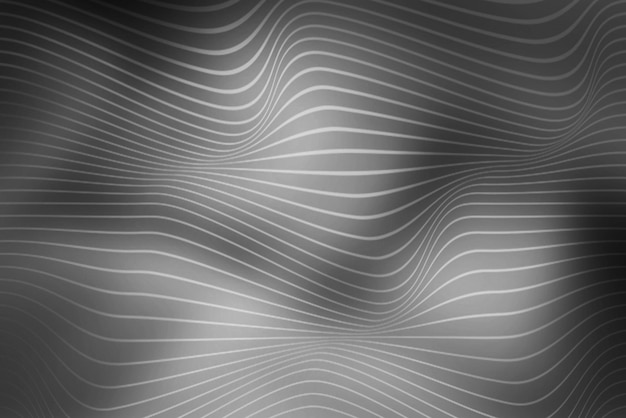 Foto fondo abstracto negro gris oscuro gradiente plateado onda desenfocada líneas geométricas papel tapiz 4k