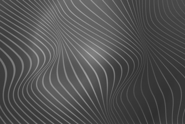 Fondo abstracto negro gris oscuro gradiente plateado onda desenfocada líneas geométricas papel tapiz 4K