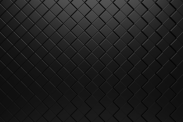 Fondo abstracto negro Superficie grunge Concepto de forma moderna Representación 3d