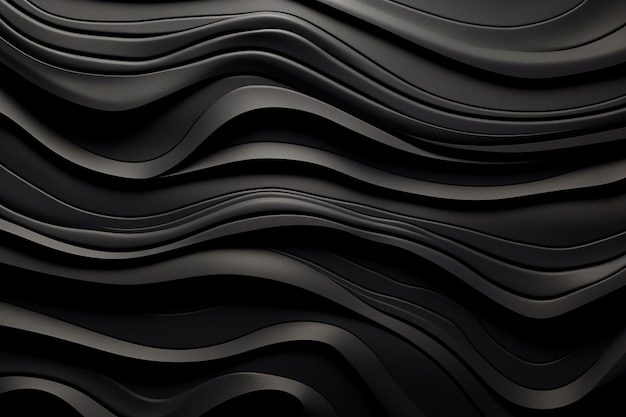 Fondo abstracto negro con texturas orgánicas