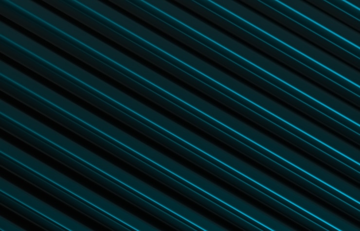 Foto fondo abstracto negro y verde con patrón de rayas geométricas