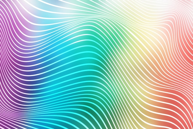Fondo abstracto onda Gradiente curva lujo desenfocado vívido borroso colorido fondo de pantalla Foto