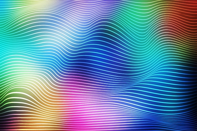 Fondo abstracto onda Gradiente curva lujo desenfocado vívido borroso colorido fondo de pantalla Foto