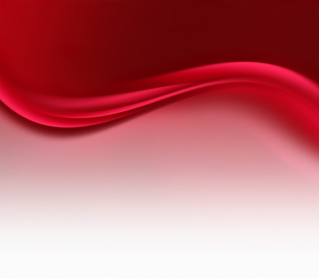 Fondo abstracto con onda roja
