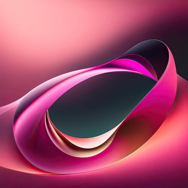Fondo abstracto con una onda rosa suave