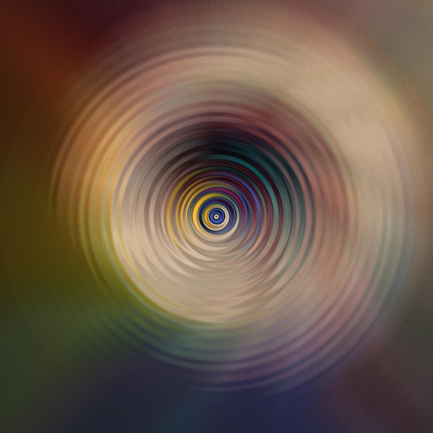 fondo abstracto ondas circular multicolor y marrón