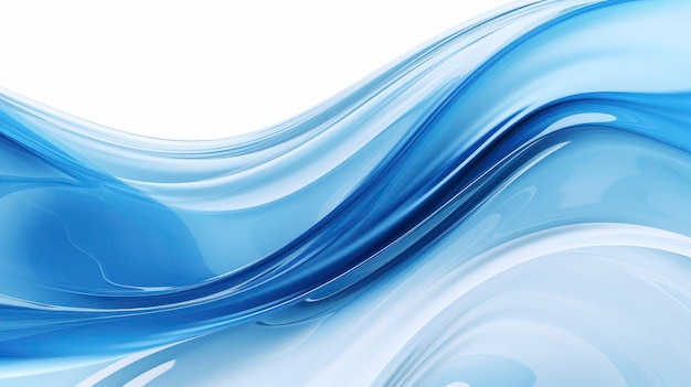 Foto fondo abstracto con ondas de color azul y blanco