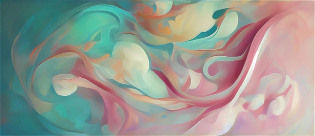 Fondo abstracto con ondas en colores pastel