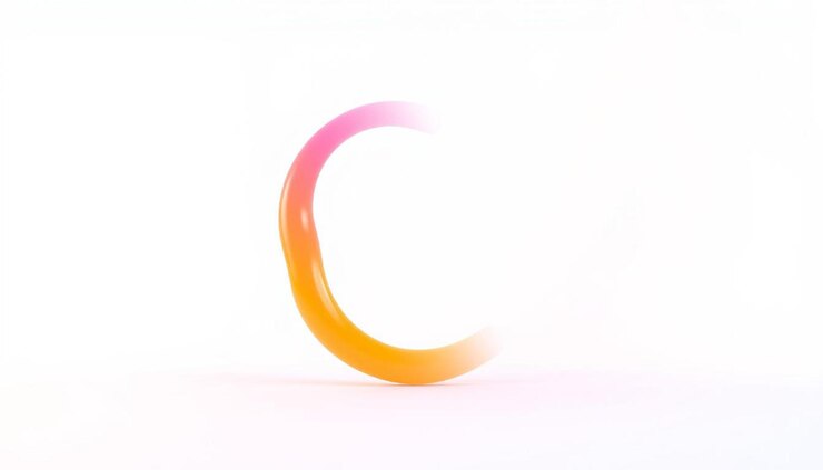 Foto fondo abstracto ondas coloridas y círculos 3d en un fondo blanco
