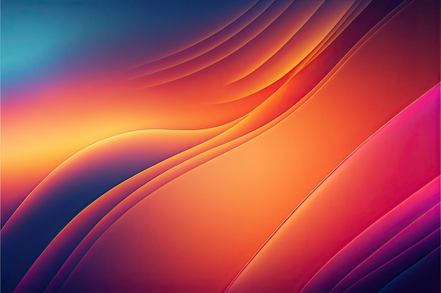 Fondo abstracto con ondas coloridas y fluidas