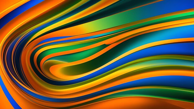 Fondo abstracto con ondas Generativo Ai