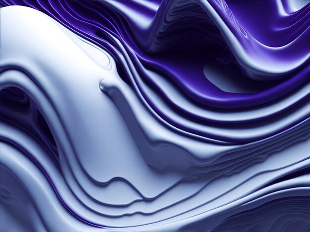 Un fondo abstracto de ondas moradas