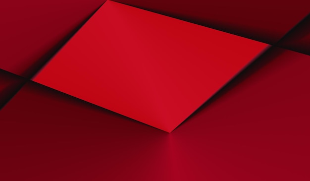 Fondo abstracto de papel de origami rojo granate elegante