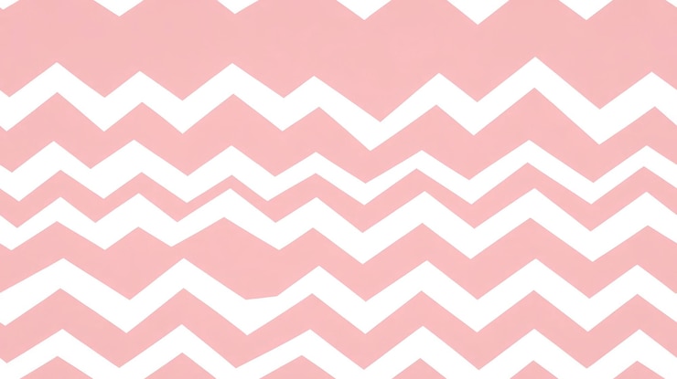 Foto fondo abstracto con patrón de chevrón rosa y blanco