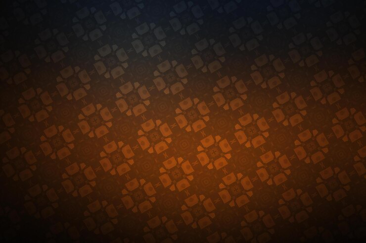 Fondo abstracto con un patrón de cuadrados en colores negro y naranja