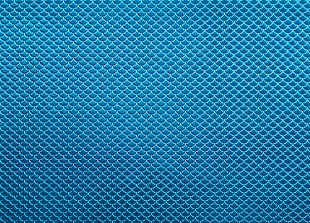 Foto fondo abstracto de patrón de forma de escala azul vivo metálico brillante brillante