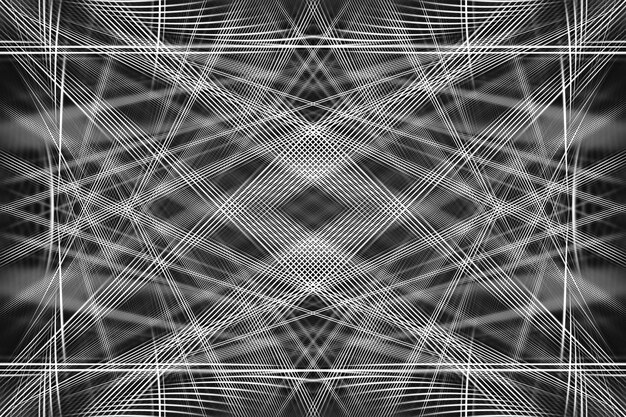 Fondo abstracto. Patrón geométrico blanco y negro con líneas.